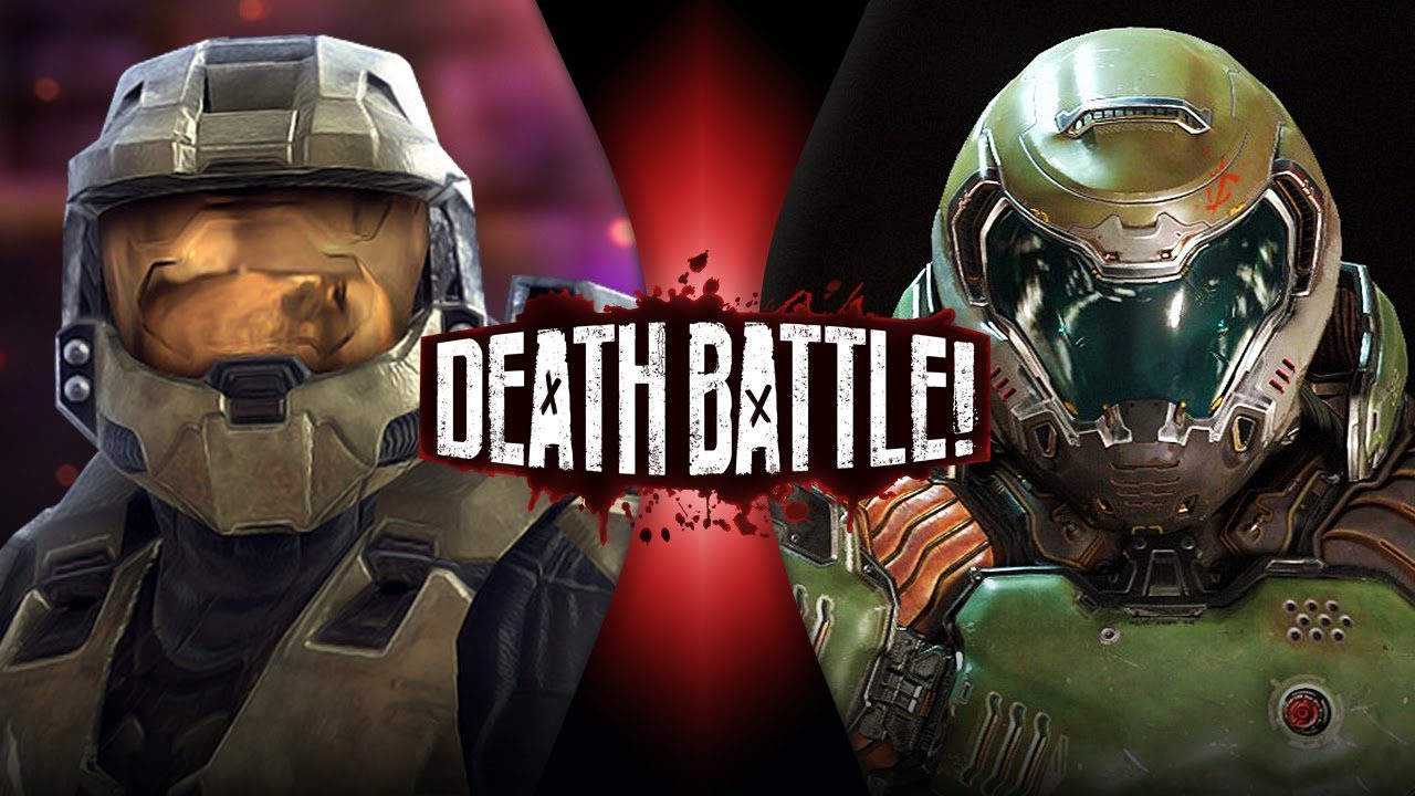 master chief vs doom slayer the battle of space marines